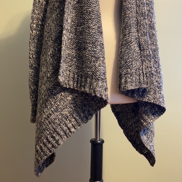 Talbots Women’s Medium Wool Alpaca Blend Open Front Waterfall Cardigan Sweater - Picture 4 of 10